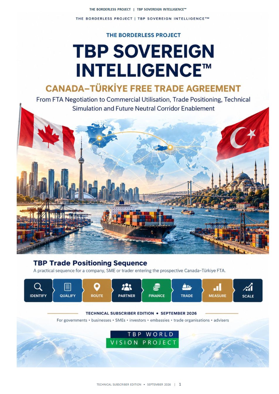 Canada–Türkiye Free Trade Agreement page 1