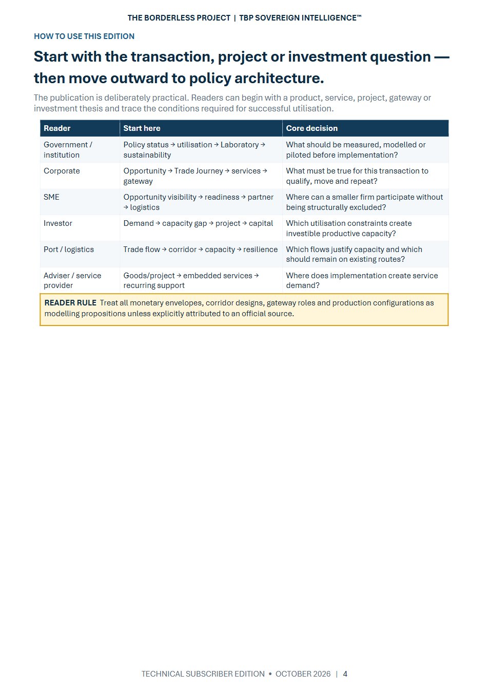 European Union–Gulf Cooperation Council: Trade, Investment & Productive Utilisation™ page 4