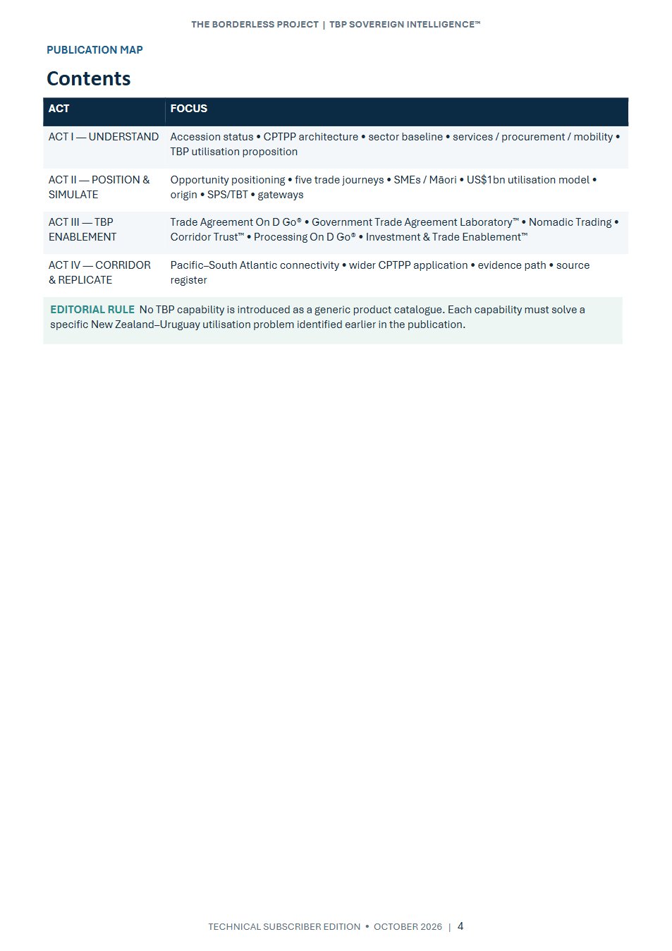 New Zealand–Uruguay: CPTPP Accession & Post-Accession Commercial Utilisation page 4