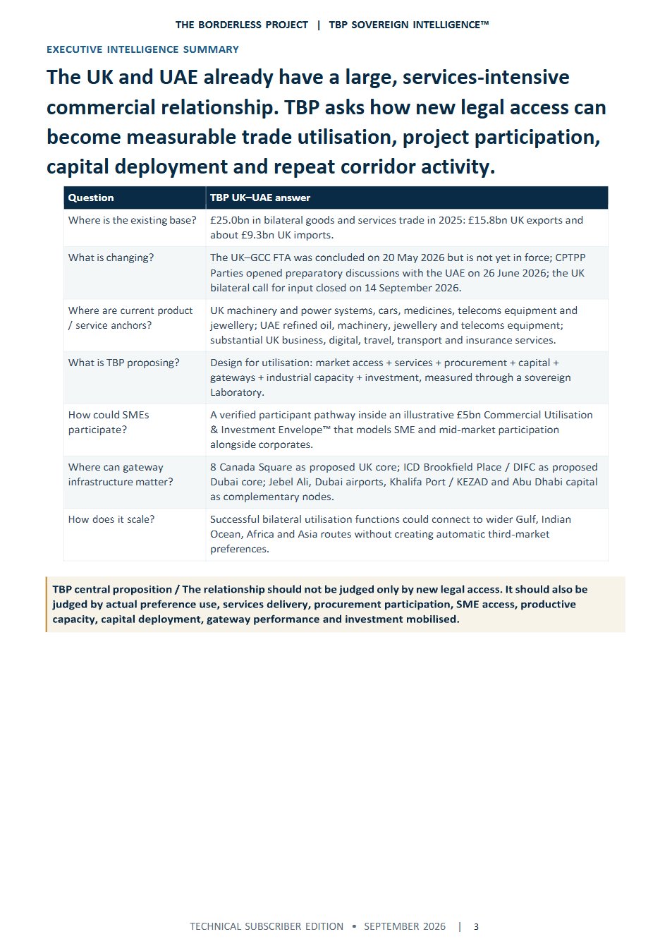 United Kingdom–United Arab Emirates: Deepening the Trade Relationship page 3