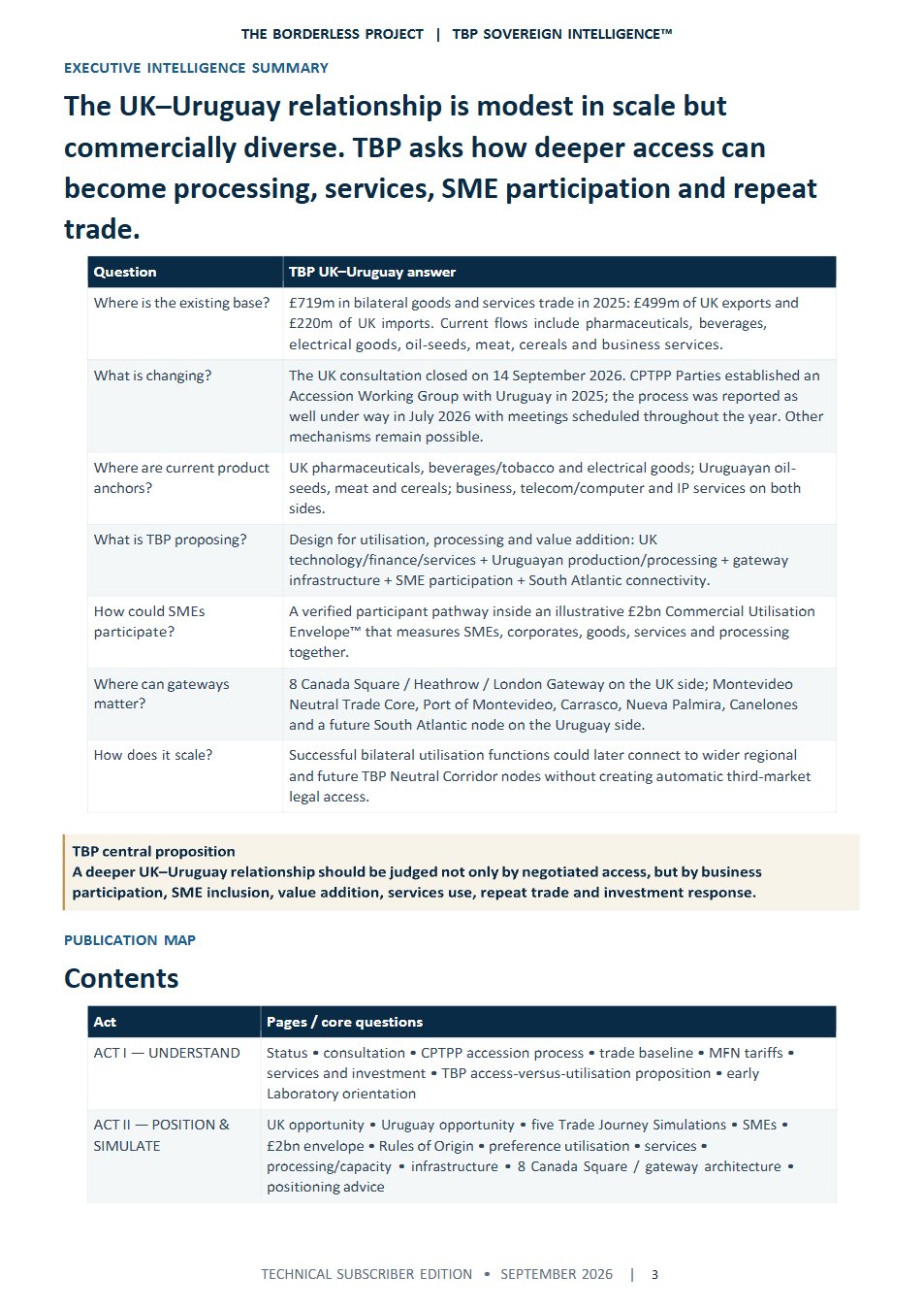 United Kingdom–Uruguay: Deepening the Trade Relationship page 3
